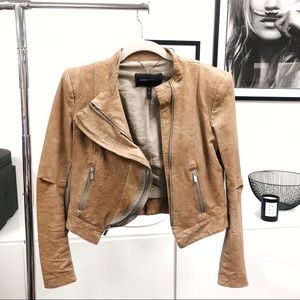 BCBG MAXAZRIA Leather Jacket